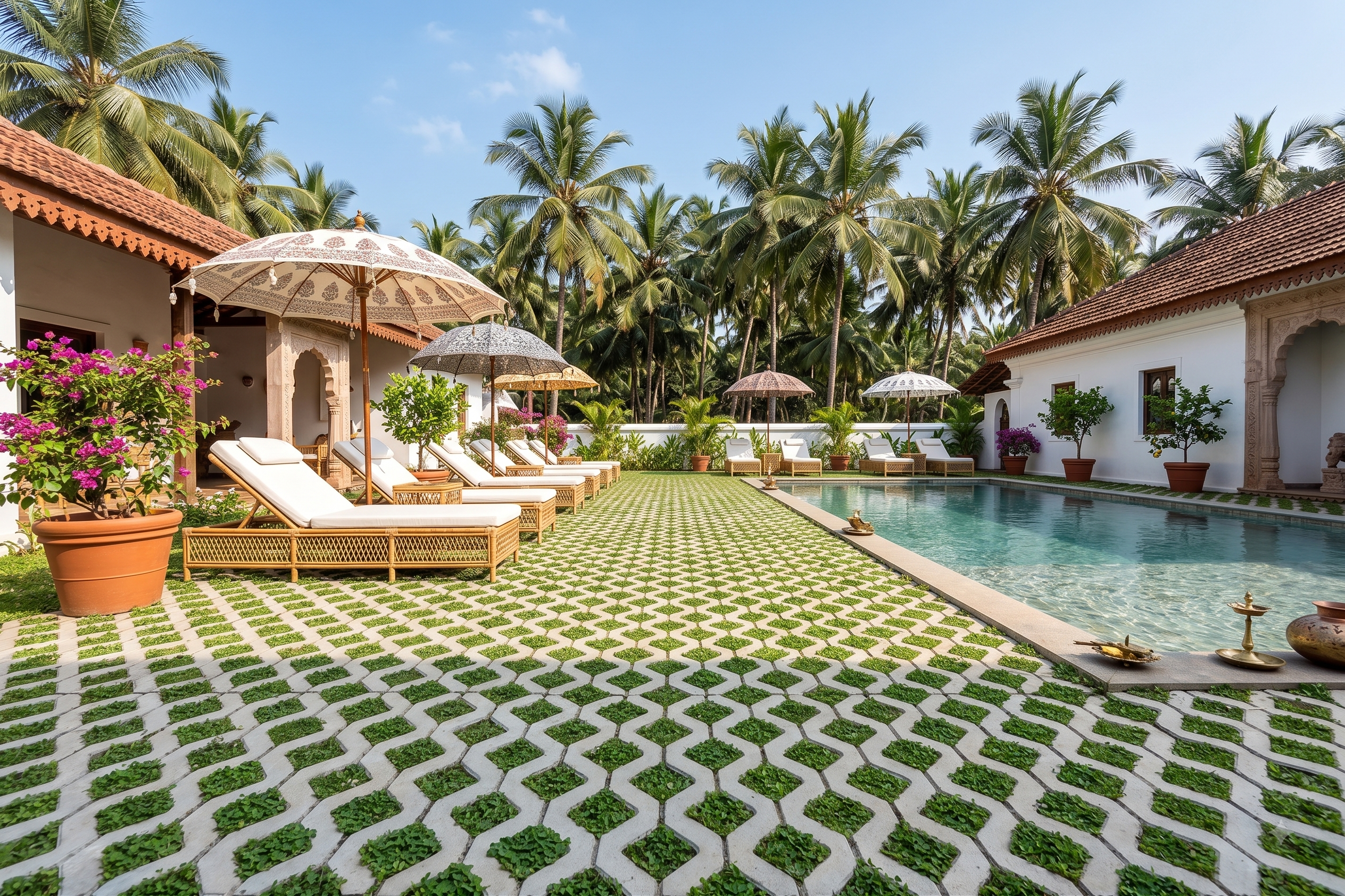 Grass Pavers Installation 1